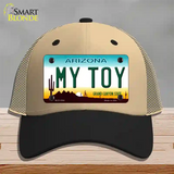 My Toy Arizona Novelty License Plate Hat Mesh / Khaki|Black