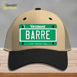 Barre Vermont Novelty License Plate Hat Mesh / Khaki|Black