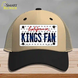 Kings Fan California Novelty License Plate Hat Mesh / Khaki|Black