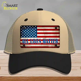 All Lives Matter Novelty License Plate Hat Mesh / Khaki|Black