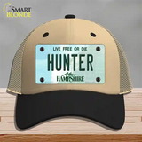 Hunter New Hampshire State Novelty License Plate Hat Mesh / Khaki|Black