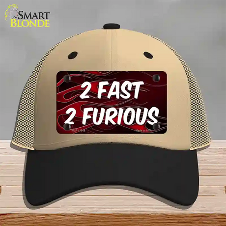 2 Fast 2 Furious Novelty License Plate Hat Mesh / Khaki|Black