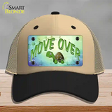 Move Over Novelty License Plate Hat Mesh / Khaki|Black