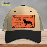 Wiener Love Novelty License Plate Hat Mesh / Khaki|Black