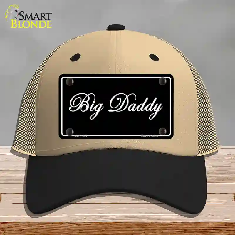 Big Daddy Novelty License Plate Hat Mesh / Khaki|Black