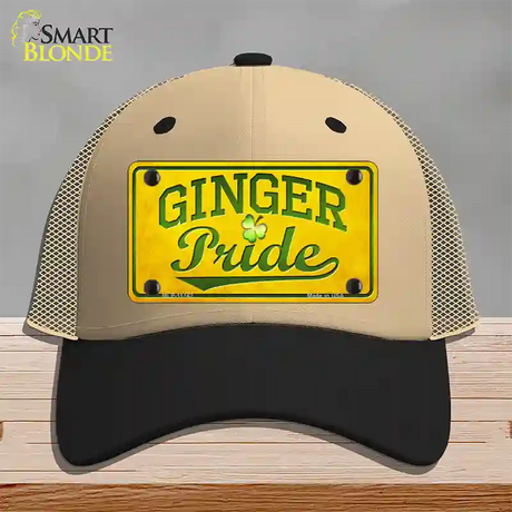 Ginger Pride Novelty License Plate Hat Mesh / Khaki|Black