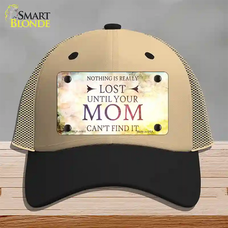 Nothing is Really Lost Novelty License Plate Hat Mesh / Khaki|Black