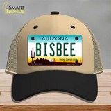 Bisbee Arizona Novelty License Plate Hat Mesh / Khaki|Black