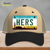 Hers Arizona Novelty License Plate Hat Mesh / Khaki|Black