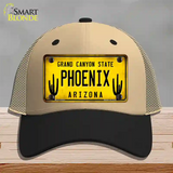 Arizona Phoenix Novelty License Plate Hat Mesh / Khaki|Black