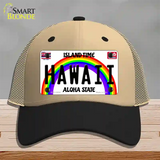 Hawaii Novelty License Plate Hat Mesh / Khaki|Black