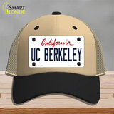 UC Berkeley Novelty License Plate Hat Mesh / Khaki|Black