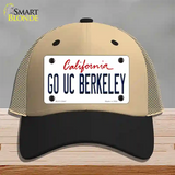 Go UC Berkeley Novelty License Plate Hat Mesh / Khaki|Black