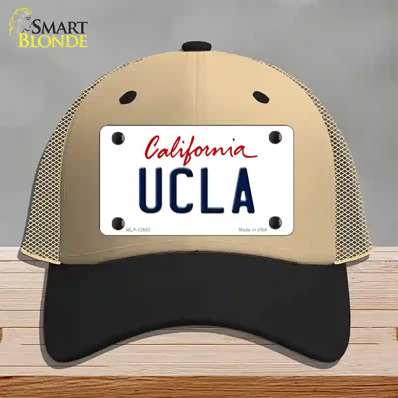 UCLA Novelty License Plate Hat Mesh / Khaki|Black