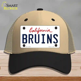 Bruins Novelty License Plate Hat Mesh / Khaki|Black