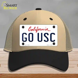 Go USC Novelty License Plate Hat Mesh / Khaki|Black