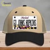 Go Johns Hopkins Novelty License Plate Hat Mesh / Khaki|Black