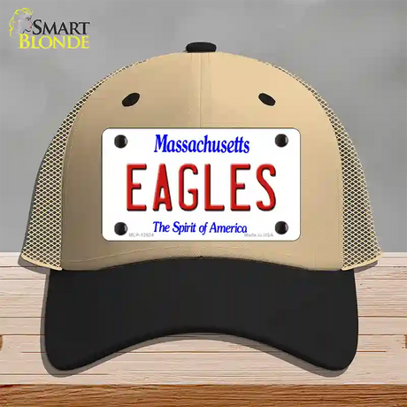 Eagles Novelty License Plate Hat Mesh / Khaki|Black