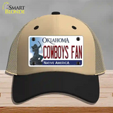 Cowboys Fan Novelty License Plate Hat Mesh / Khaki|Black