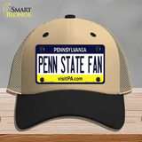 Penn State Fan Novelty License Plate Hat Mesh / Khaki|Black