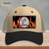 Find Hot Leave Wet Firefighter Novelty License Plate Hat Mesh / Khaki|Black