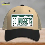 Go Nuggets Novelty License Plate Hat Tag Mesh / Khaki|Black