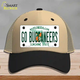 Go Buccaneers Novelty License Plate Hat Tag Mesh / Khaki|Black