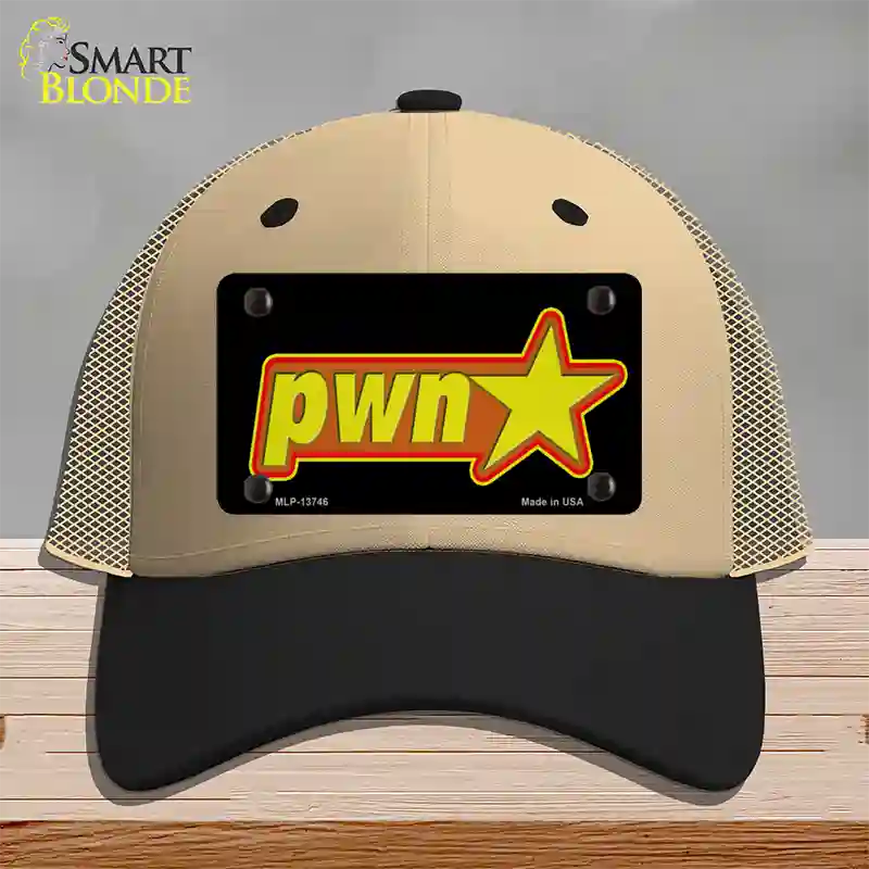 Pawn Star Novelty License Plate Hat Tag Mesh / Khaki|Black