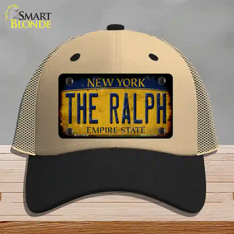 The Ralph New York Rusty Novelty License Plate Hat Tag Mesh / Khaki|Black