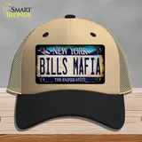 Bills Mafia Novelty License Plate Hat Tag Mesh / Khaki|Black