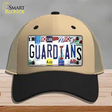 Guardians Strip Art Novelty License Plate Hat Tag Mesh / Khaki|Black