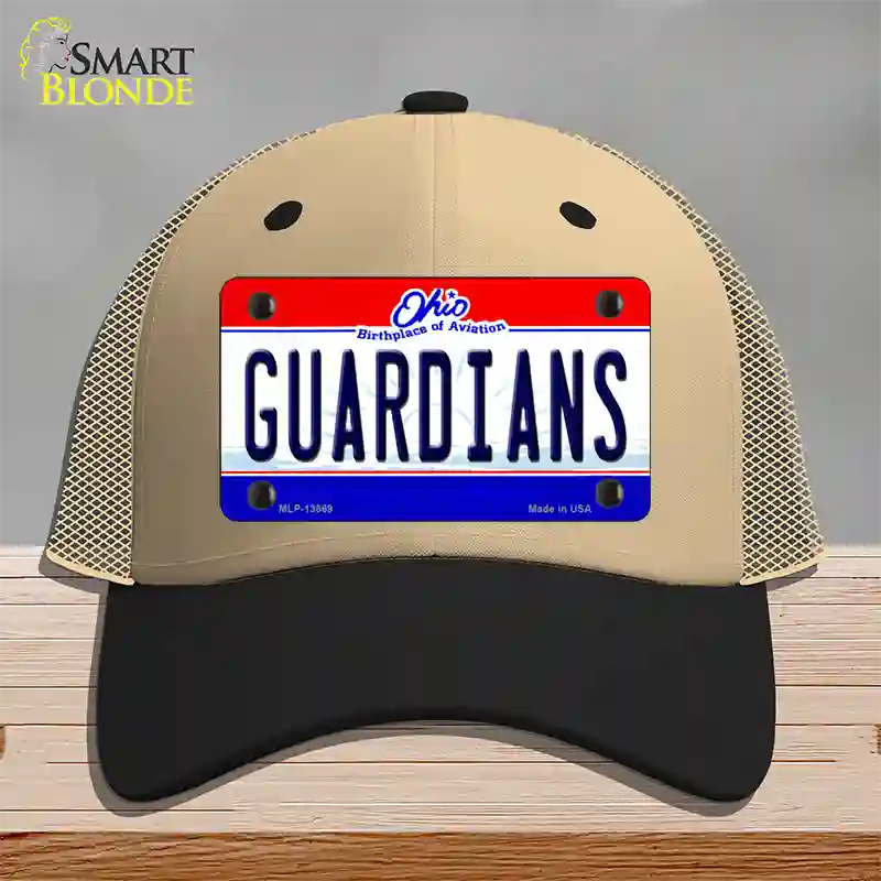 Guardians Ohio Aviation Novelty License Plate Hat Tag Mesh / Khaki|Black