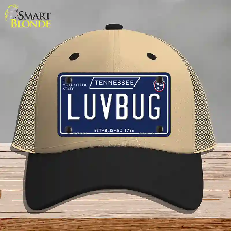 Luv Bug Tennessee Blue Novelty License Plate Hat Tag Mesh / Khaki|Black