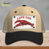 Cape Cod Lobster Novelty License Plate Hat Mesh / Khaki|Black