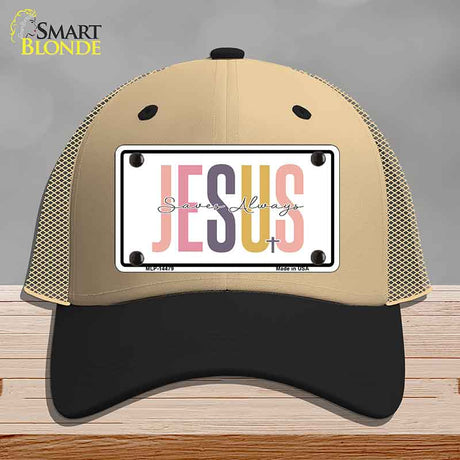 Jesus Saves Always Novelty License Plate Hat HAT-MLP-14479