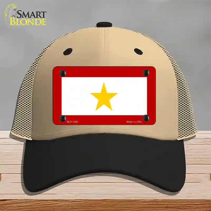 Gold Star Mother One Novelty License Plate Hat Mesh / Khaki|Black