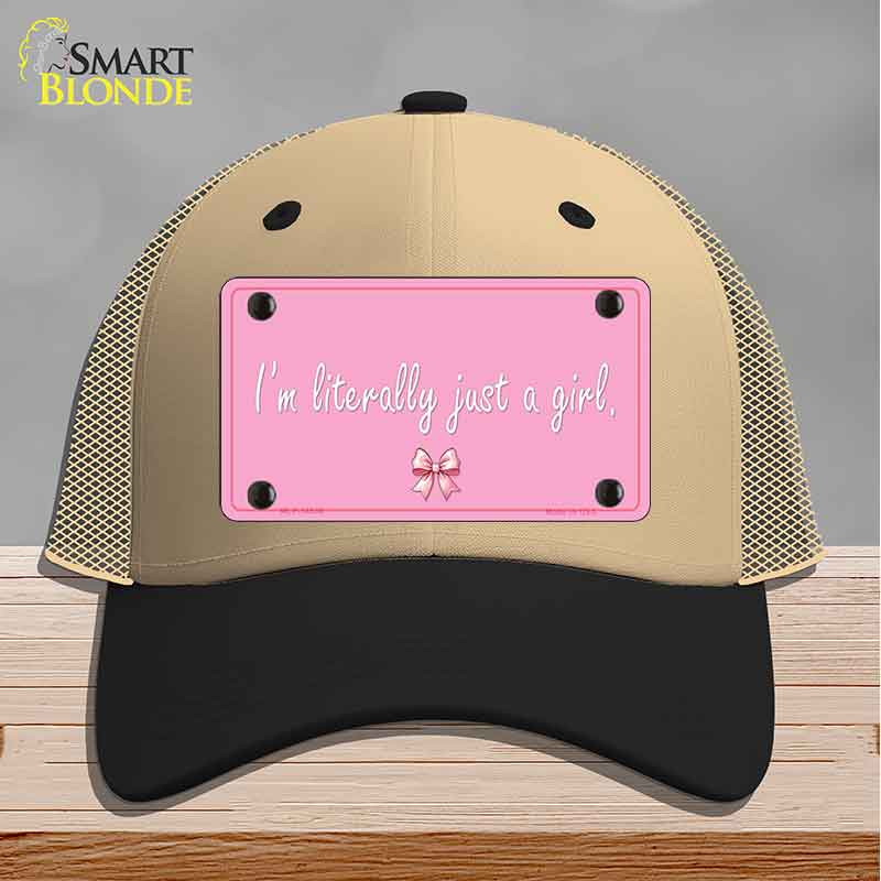Im Literally Just a Girl Novelty License Plate Hat HAT-MLP-14530