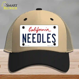 Needles California Novelty License Plate Hat Mesh / Khaki|Black