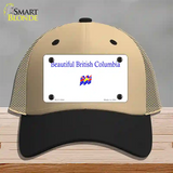 British Columbia Novelty License Plate Hat Mesh / Khaki|Black