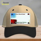 Prince Edward Island Novelty License Plate Hat Mesh / Khaki|Black