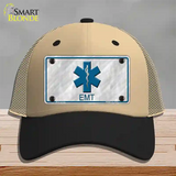 EMT Novelty License Plate Hat Mesh / Khaki|Black