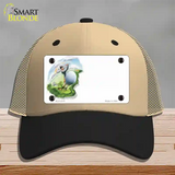 Golf Tee Shot Offset Novelty License Plate Hat Mesh / Khaki|Black