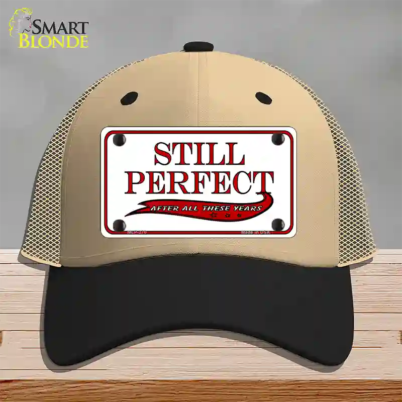 Still Perfect Novelty License Plate Hat Mesh / Khaki|Black