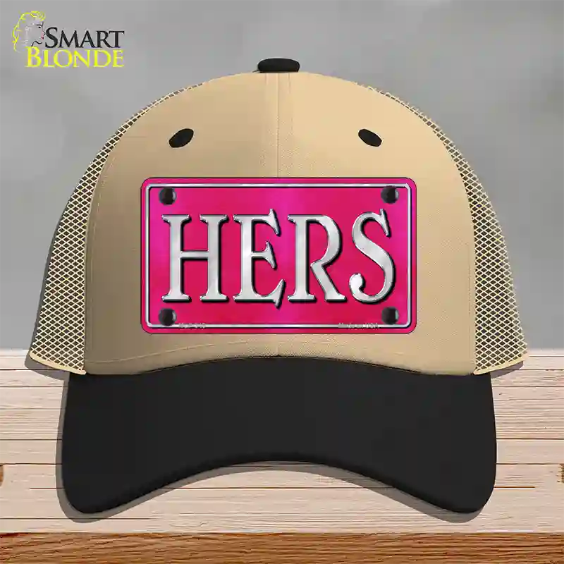 HERS Novelty License Plate Hat Mesh / Khaki|Black