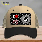 I Love My Miniature Pinscher Novelty License Plate Hat Mesh / Khaki|Black