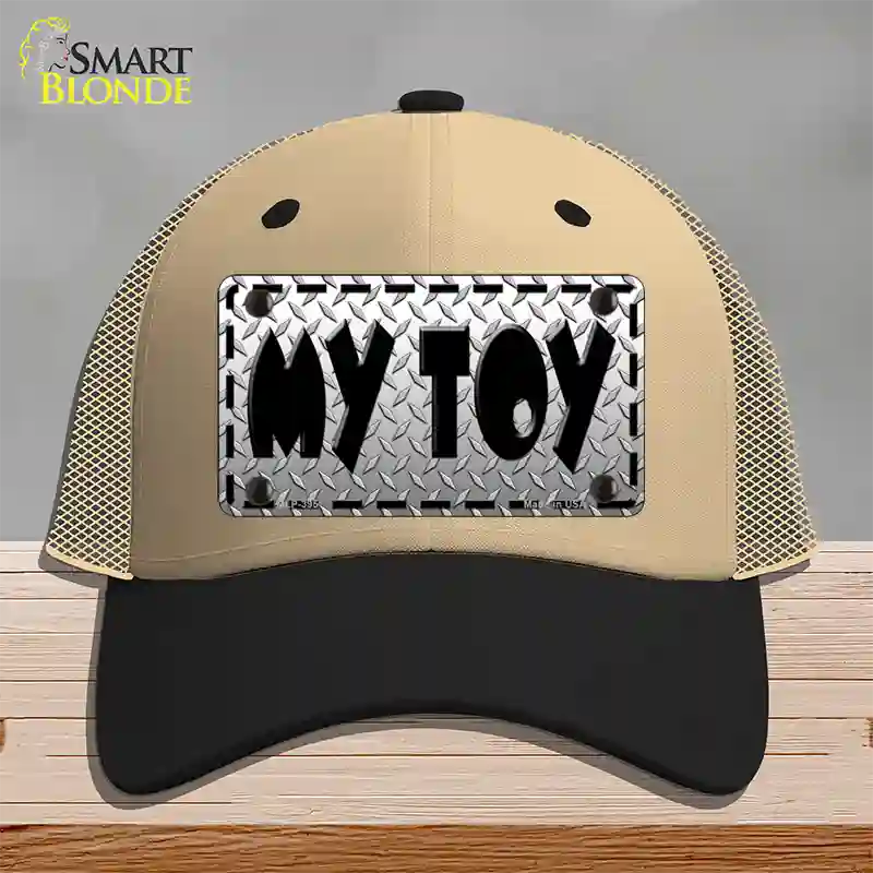 My Toy Novelty License Plate Hat Mesh / Khaki|Black