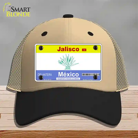 Jalisco Mexico Blank Novelty License Plate Hat Mesh / Khaki|Black