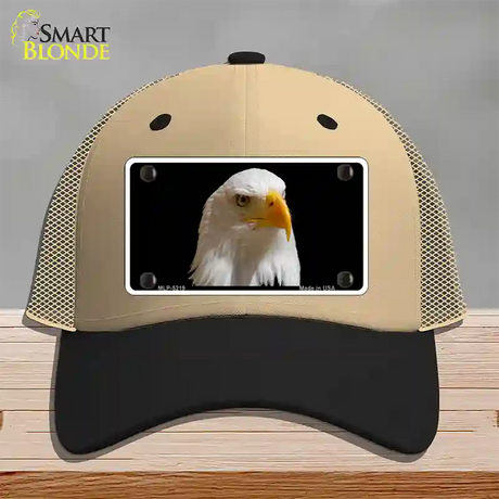 Eagle Novelty License Plate Hat Mesh / Khaki|Black