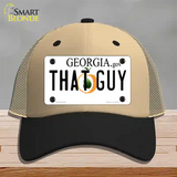 That Guy Georgia Novelty License Plate Hat Mesh / Khaki|Black