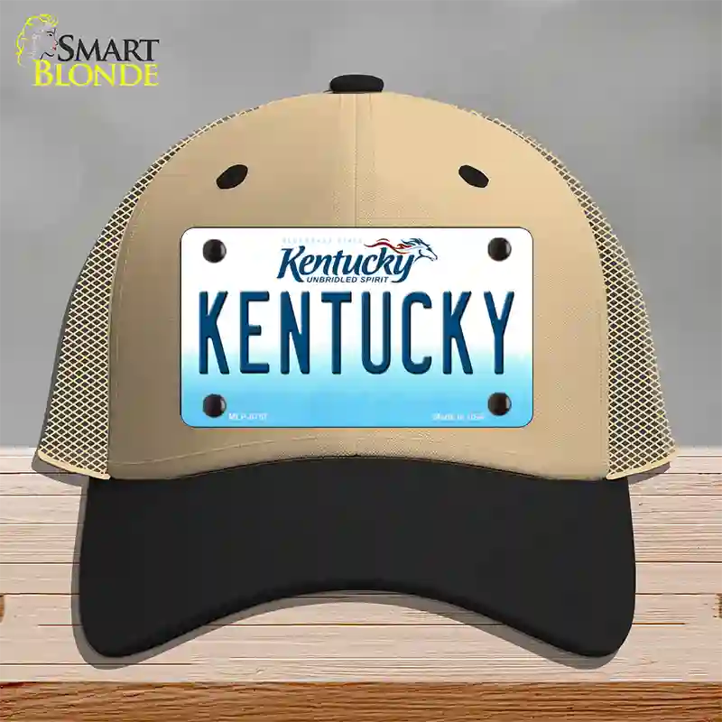 Kentucky Novelty License Plate Hat Mesh / Khaki|Black